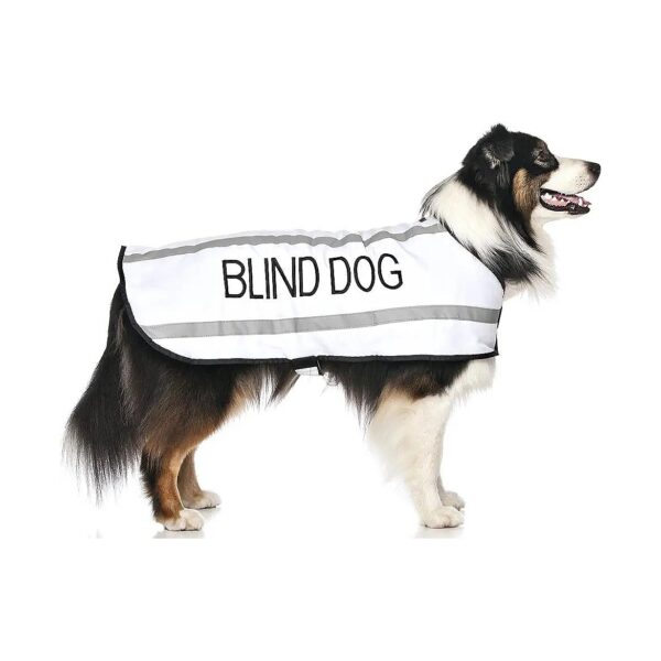 Limited Sight Dog Warns Others with Waterproof Reflective Fleece Lined Coats