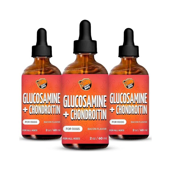 Liquid Glucosamine Supplement with Glucosamine HCL, MSM, and Chondroitin for Dogs