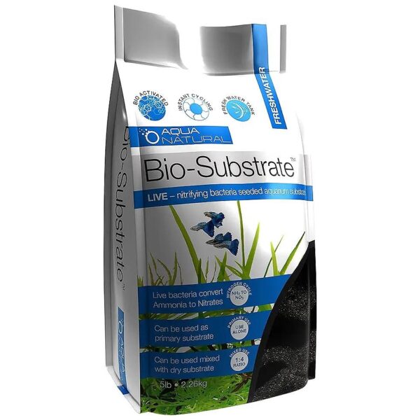 Live Nitrifying Bacteria Seeded Aqua Sand Substrate for Aquariums Bioactivated 5lb