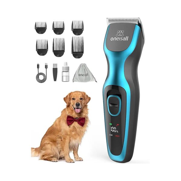 Long Curly Hair Dog Grooming Clippers for Thick Coat with Stainless Steel Blade