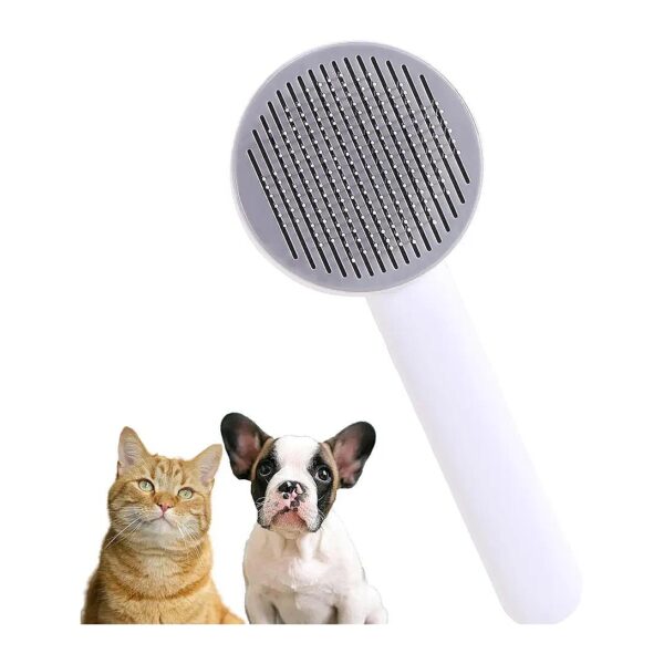 Long Hair Brush for Cats and Dogs - Removes Loose Undercoat and Tangled Hair