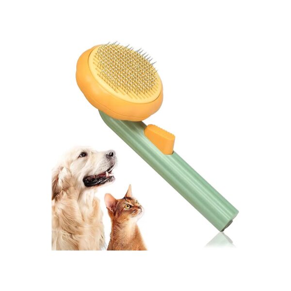 Long Haired Dogs Short Haired Cats and Rabbits Brush for Gently Removing Undercoat