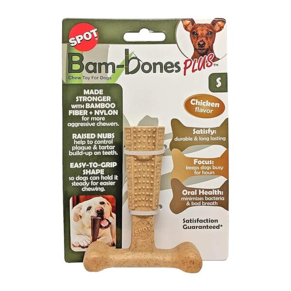 Long Lasting Bamboo Fiber Nylon Dog Chew For Adult Dogs Teething Puppies Under 30lbs