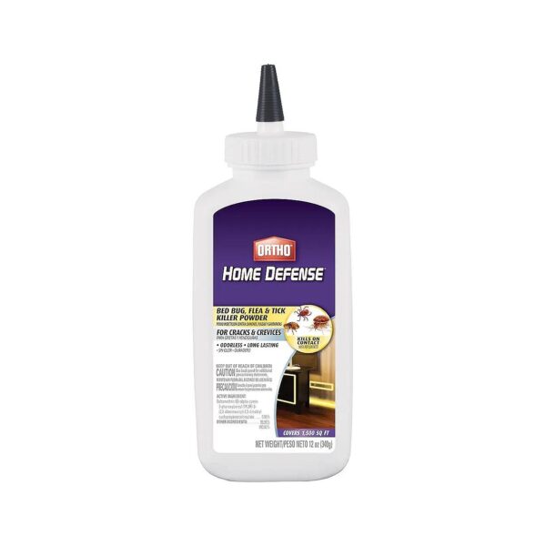 Long Lasting Bed Bug Flea and Tick Killer Powder for Home Defense and Protection