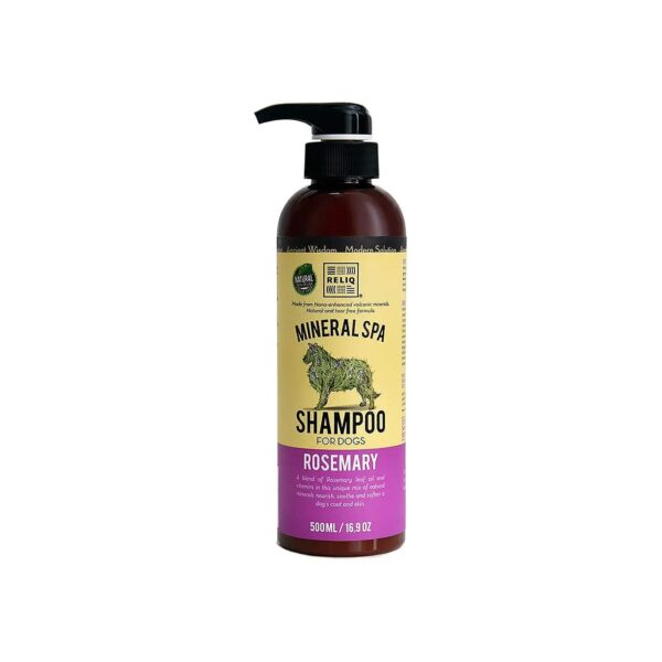 Long Lasting Odor Control and Soft Coat Shampoo for Dogs with Rosemary Essential Oil