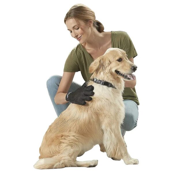 Long and Short Hair Grooming Gloves for Dogs and Cats Multi