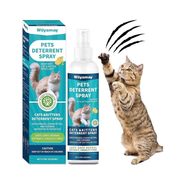 Long-Lasting Cat and Dog Repellent Spray for Furniture and Carpet Protection