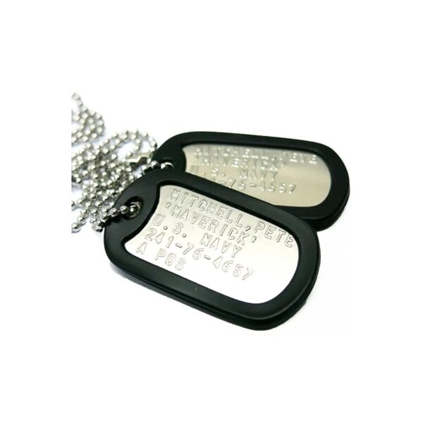 Long-Term Costume Accessory for Costume Lovers with Pete Mitchell Maverick Dog Tag Set