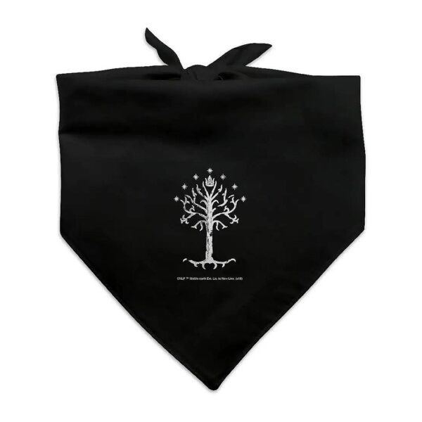 Lord of The Rings Tree of Gondor Dog Bandana Large Size Cotton Poly Blend Pet Accessory