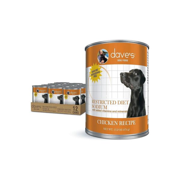 Low-Sodium Adult Dog Food with Chicken Pate Recipe for Healthy Joints