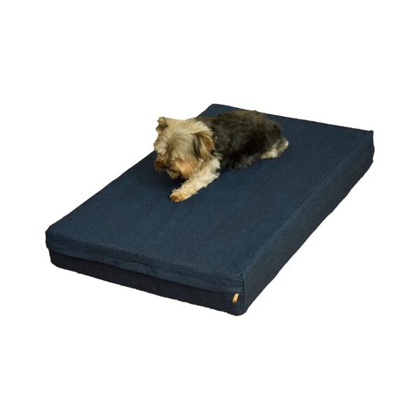 Luxurious Orthopedic Dog Bed with 4-Inch Thick Memory Foam and Waterproof Liner