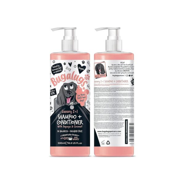 Luxury 2 In 1 Dog Shampoo And Conditioner For All Breeds And Puppies