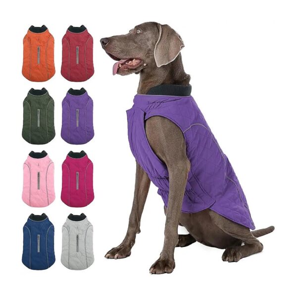 MIGOHI Dog Jacket for Winter with Elastic Belly Design and Reflective Strips