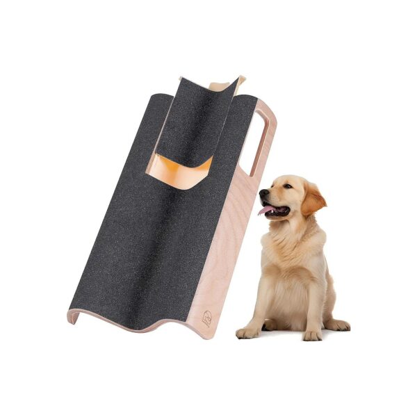 M-Shaped Dog Scratch Pad, Treat Box Included, Shorten Nails and Have Fun