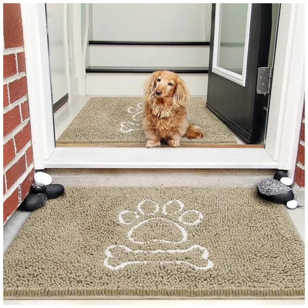 Machine Washable Large Dog Rug for Indoors and Outdoors with Low Pile Height