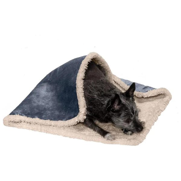 Machine Washable Self-Warming Throw Blanket for Dogs and Indoor Cats