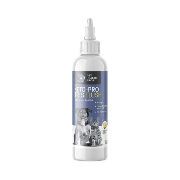 Made in USA Dog and Cat Ear Cleaner Solution for Efficient Ear Cleaning