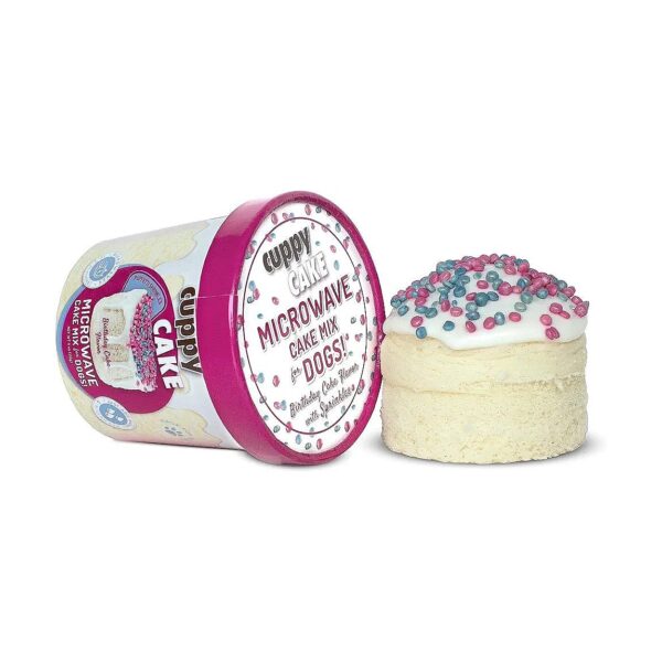 Made in USA Microwave Cake in a Cup for Dogs with Birthday Cake Flavor