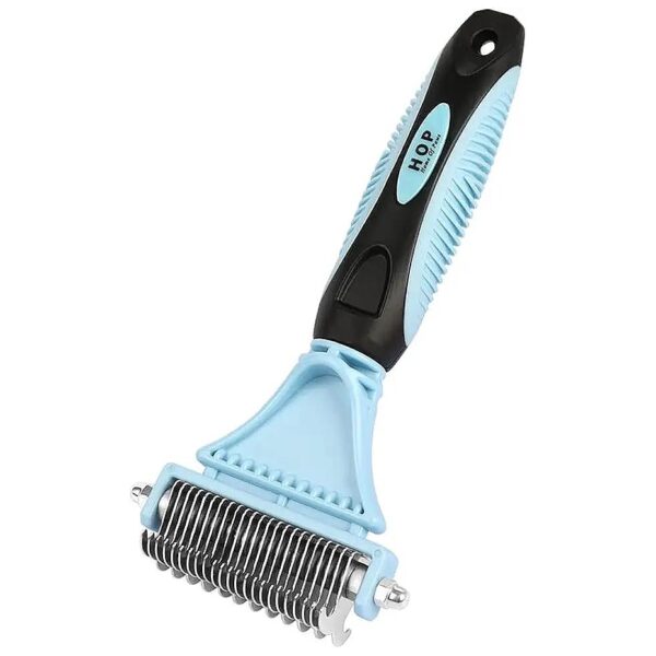 Manual Pet Grooming Undercoat Brush for Cats and Small Dogs