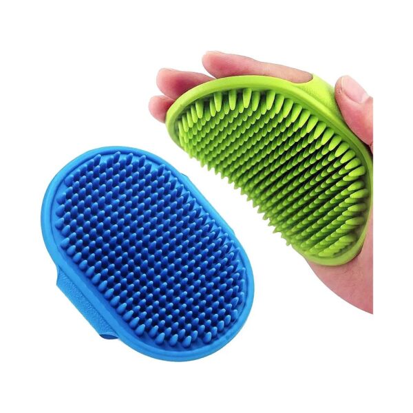 Massage Soothing Pet Brush with Adjustable Handle for Long and Short Haired Dogs