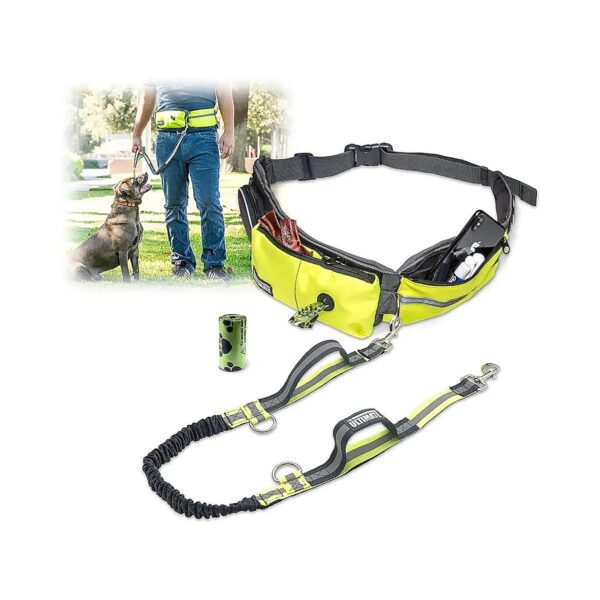 Master the Art of Hands-Free Dog Walking with This Reflective Leash System