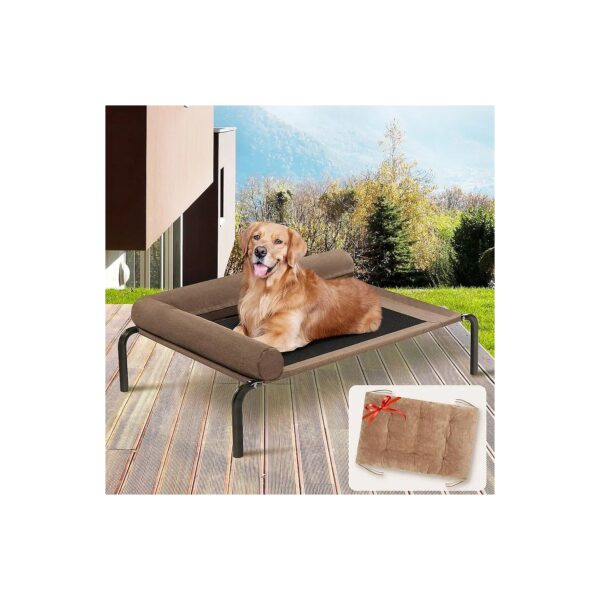 Medium Elevated Dog Bed with Breathing Mesh for Large Dogs