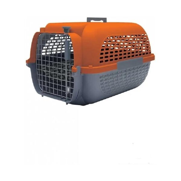 Medium Orange Pet Carriers - Durable, Ventilated, and Airline Approved Carrier