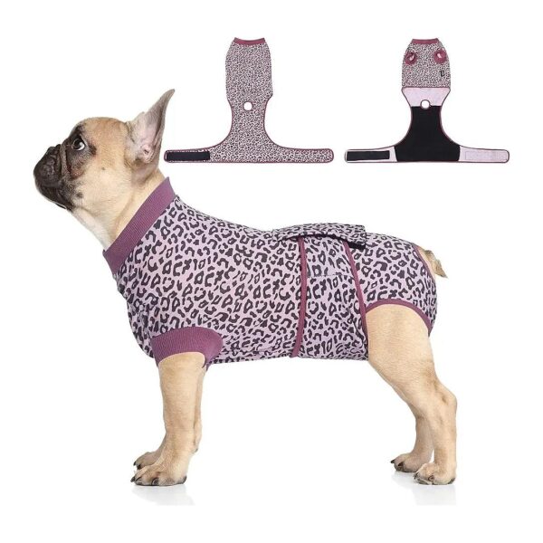 Medium Size Adjustable Dog Recovery Suit for Abdominal Wounds