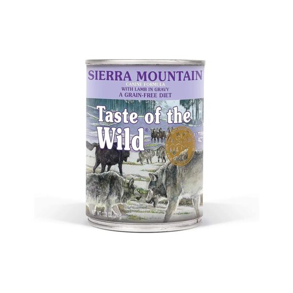 Medium Size Canned Dog Food With Natural Lamb Flavor And Antioxidants