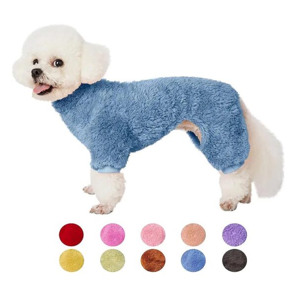 Medium Sky Blue Dog Sweaters for Small Medium Dogs in Holiday Color