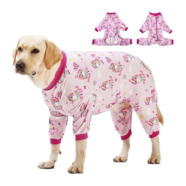 Medium to Large Dog Onesies with Wound Care, UV Protection, and Anxiety Relief