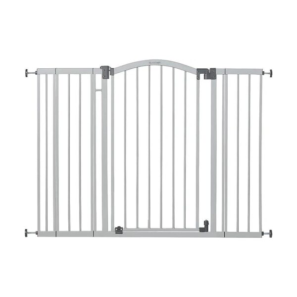 Metal Safety Gate for Pet and Baby Safety in Doorways, Hallways, and Stairways