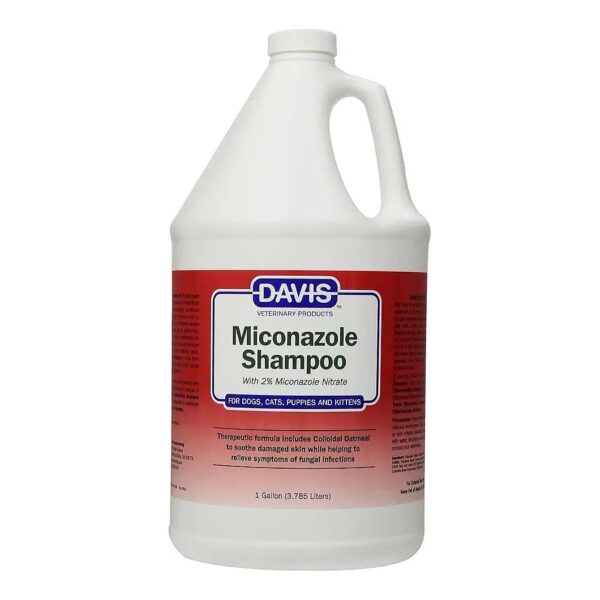 Miconazole Shampoo for Pet Skin Allergies Relief