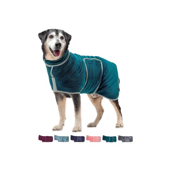 Microfiber Double Layer Dog Bath Towel Robe for Fast Drying Comfort