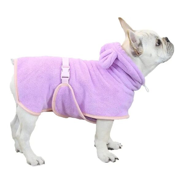 Microfiber Fast Drying Bathrobe Towel for Small Medium Large Pet Dogs Cats