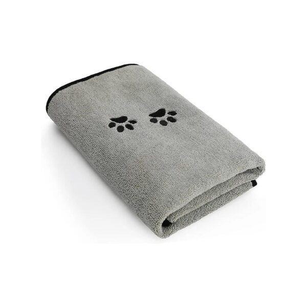 Microfiber Pet Bath Towel for Small to Large Breed Dogs and Cats