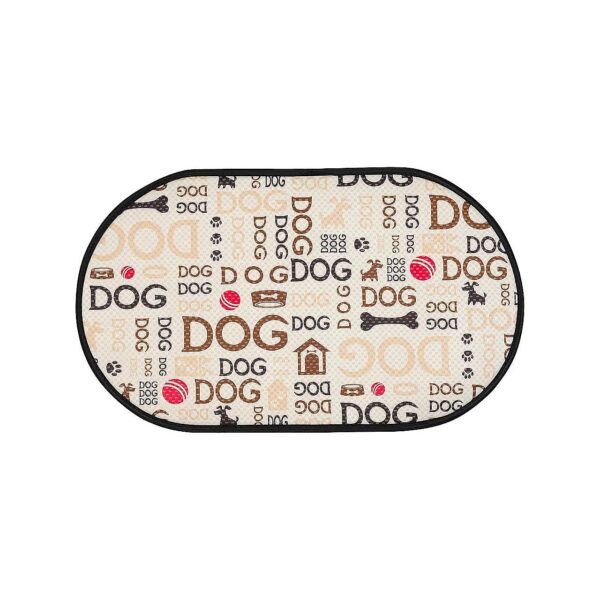 Microfiber Pet Feeding Mat - Anti-Skid Bottom and Non-Slip Surface