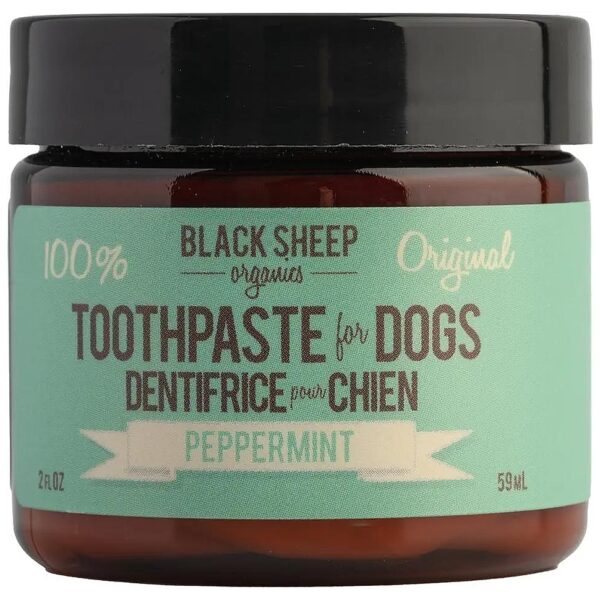 Minty Fresh Adult Dog Toothpaste with Coconut Oil for Plaque Control and Tartar Reduction