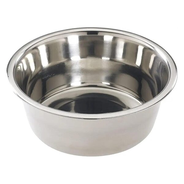 Mirror Finish Stainless Steel Pet Bowl for Cats and Dogs with Hygienic Design