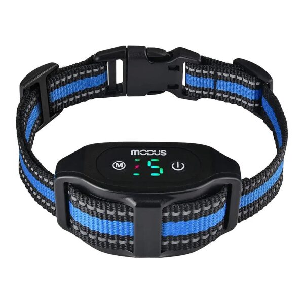 Modern Dog Bark Collar with Rechargeable Battery and Adjustable Sensitivity Levels