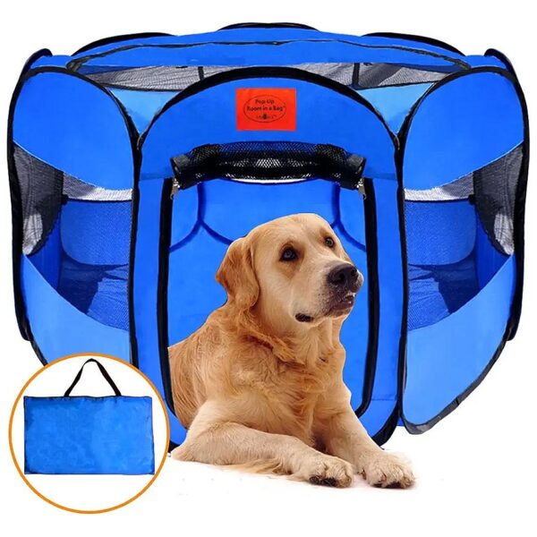 Modern Portable Pet Exercise Pen With 8 Windows And Removable Top