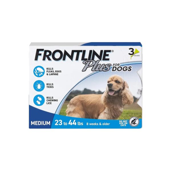 Monthly Flea and Tick Treatment for Medium Dogs with Fast-Acting Relief