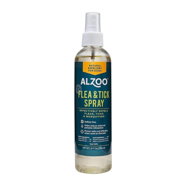 Mosquito-Away Flea and Tick Spray for Dogs and Cats with Natural Ingredients