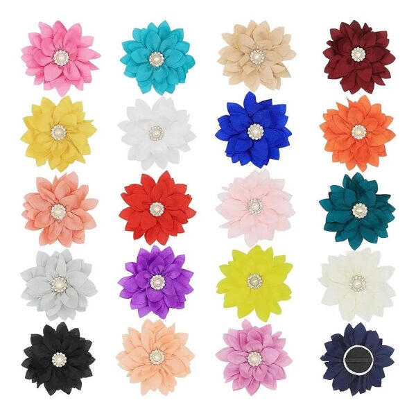 Multi-Color Pet Charms Flower for Cat and Dog Collars Grooming Accessories