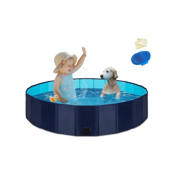 Multi-Functional Portable Pet Bath Tub for Small and Large Dogs, Cats, and Baby Kids