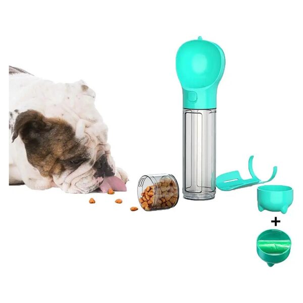 Multi-Functional Travel Water Bottle Bowl for Dogs with Eco Bag