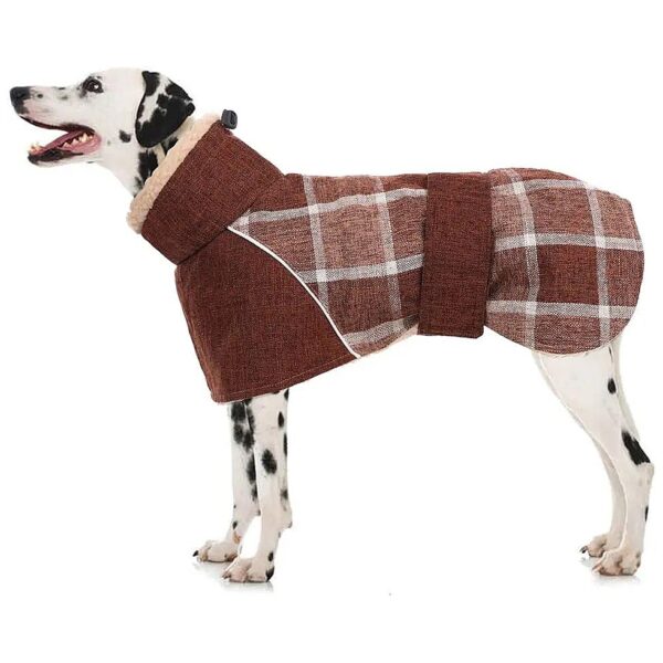 Multi-Occasion Dog Winter Jacket with Fleece and Cotton Filling for Cold Weather Outings