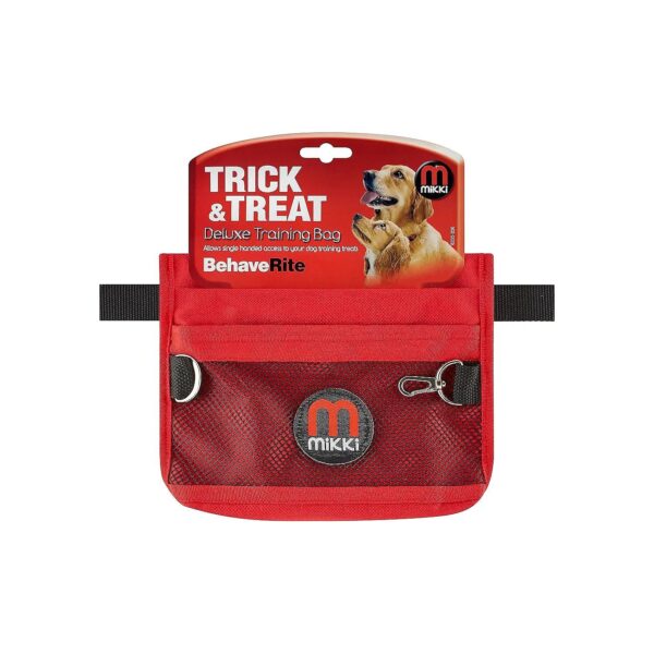 Multi-Pocket Treat Bag with Adjustable Belt Strap for Hands-Free Access