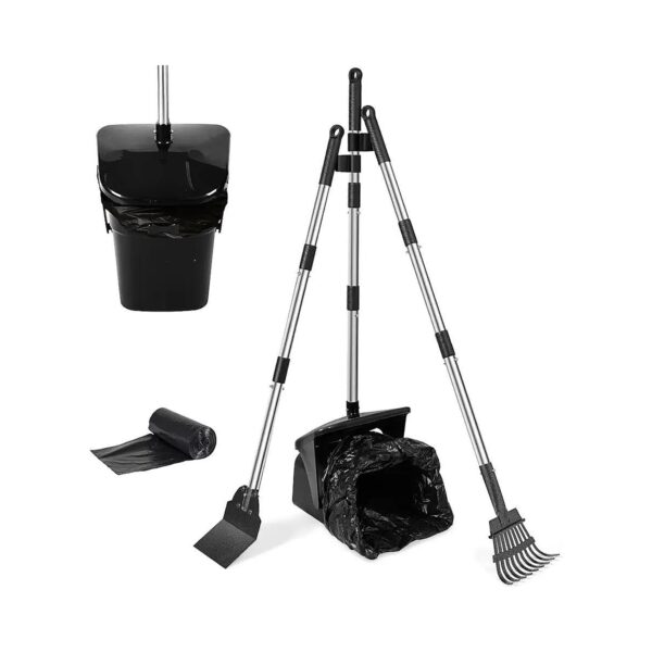 Multi-Purpose Dog Pooper Scooper for Efficient Waste Pickup and Yard Cleanup