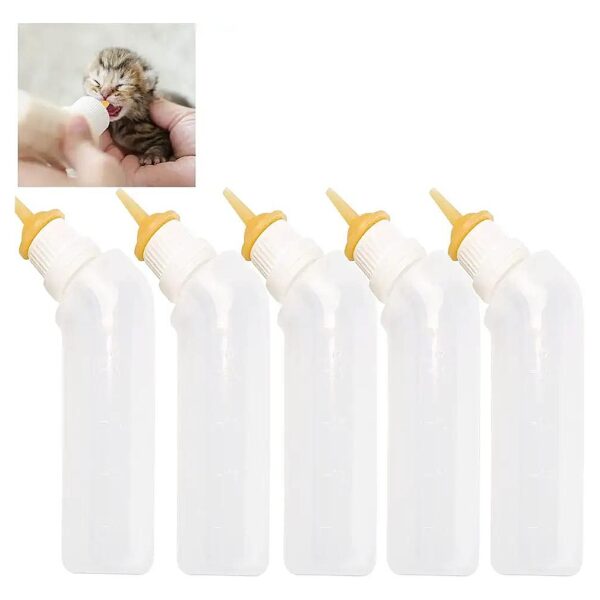 Multi-Purpose Pet Feeding Bottle with Original Nipple for Newborn Animals Milk Feeding